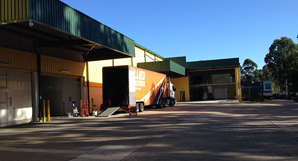 Unloading Trailer at Castle Hill