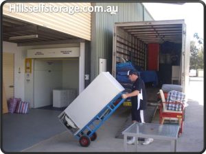 moving house hold items into self storage units