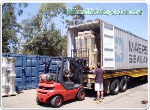 Container for commercial storage facility in Sydney