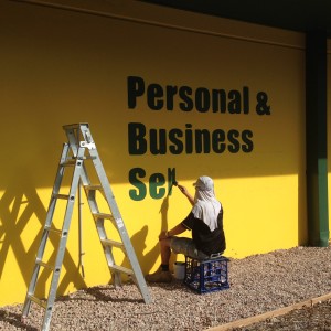 Hand Painted Sign Writing at Castle Hill