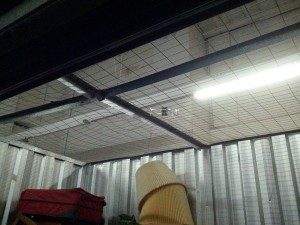 Mesh Roof in Storage Facility