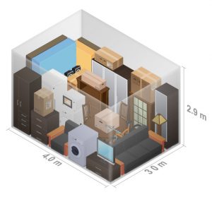 3 Bedroom Unit 4.0 x 3.0 High