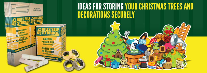 Ideas for Storing Your Christmas Trees and Decorations Securely