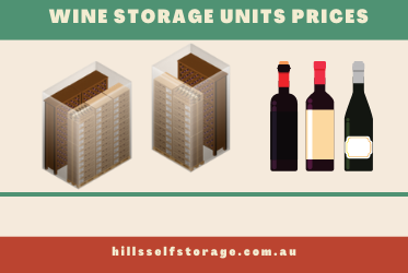 Wine storage prices