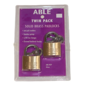 Twin Pack Padlock 40mm